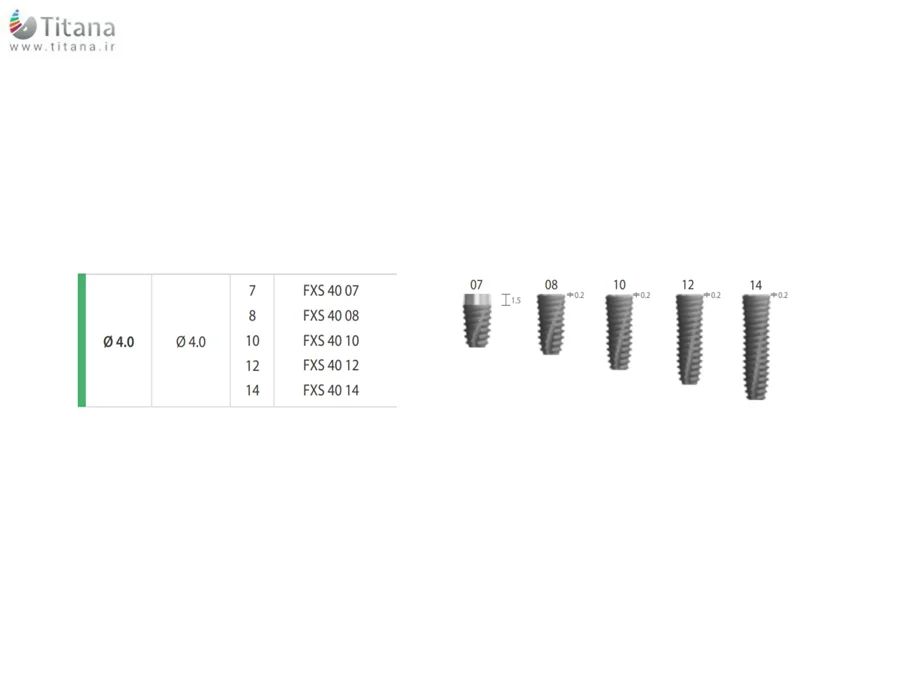 فیکسچر سوپرلاین دنتیوم Dentium New SuperLine II Fixture