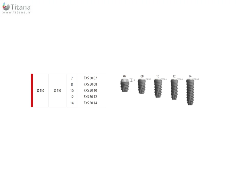 فیکسچر سوپرلاین دنتیوم Dentium New SuperLine II Fixture