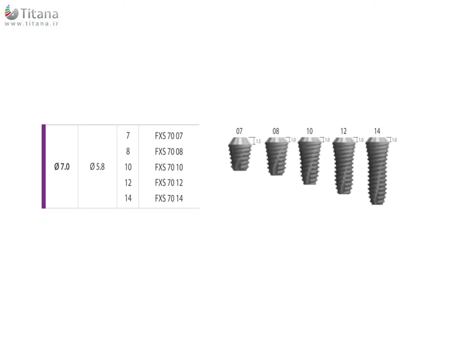 فیکسچر سوپرلاین دنتیوم Dentium New SuperLine II Fixture