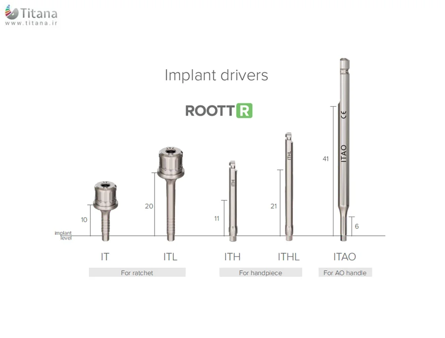 درایور جایگذاری فیکسچر روت(Roott) R